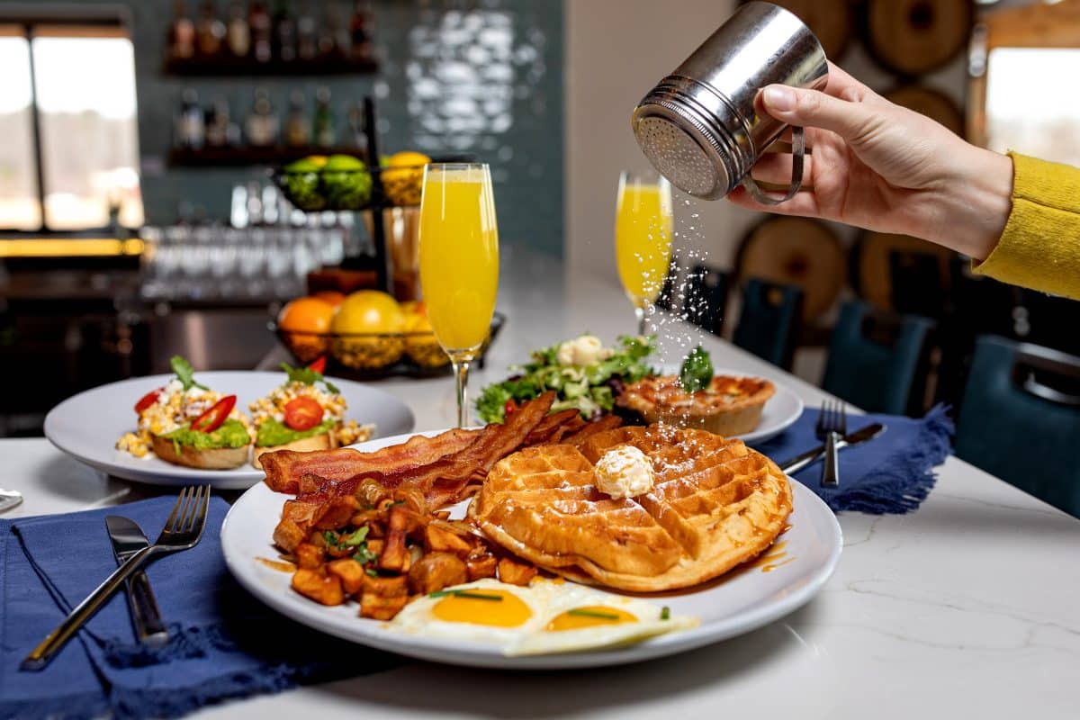 The Local brunch meal
