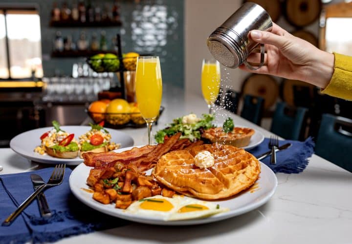 The Local brunch meal